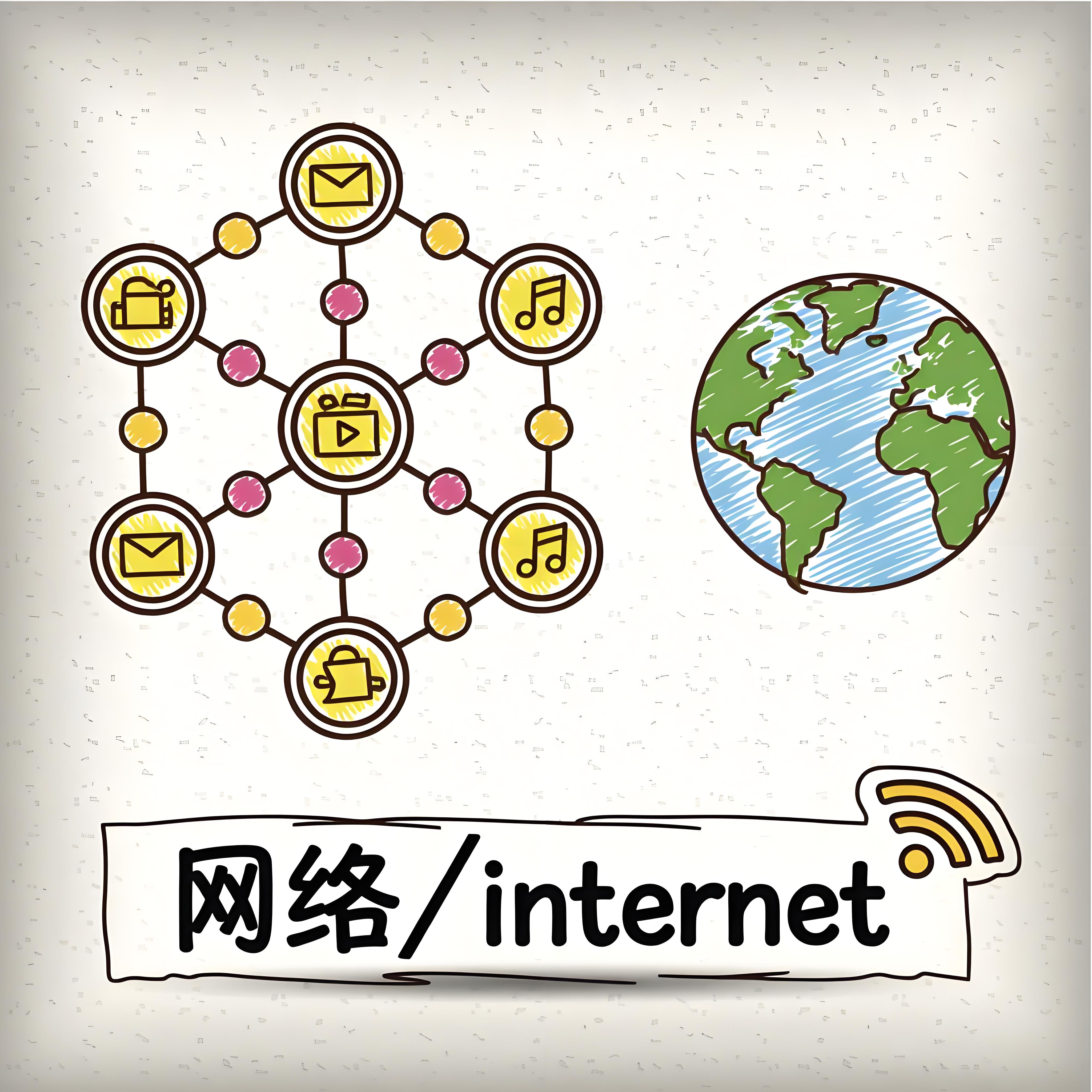 网络(wǎng luò) – Mandarin Word Card | PPS & DLI Vocabulary | Panda